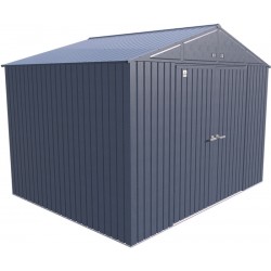 Arrow Elite Steel 10x8 Storage Shed - Blue Grey (EG108BG)