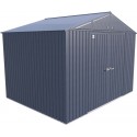 Arrow Elite Steel 10x8 Storage Shed - Blue Grey (EG108BG)