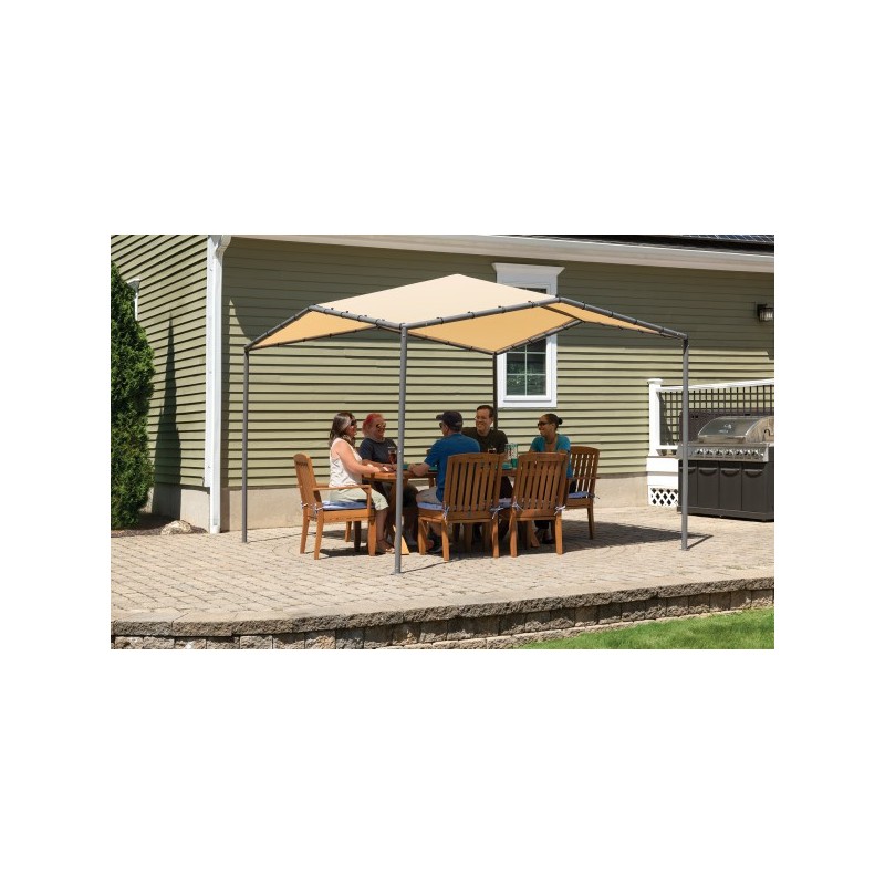 ShelterLogic 10x10 Pacifica Gazebo Canopy Kit with Tan Cover (22512)