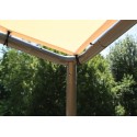 ShelterLogic 10x10 Del Ray Gazebo Canopy Kit with Tan Cover (22514)