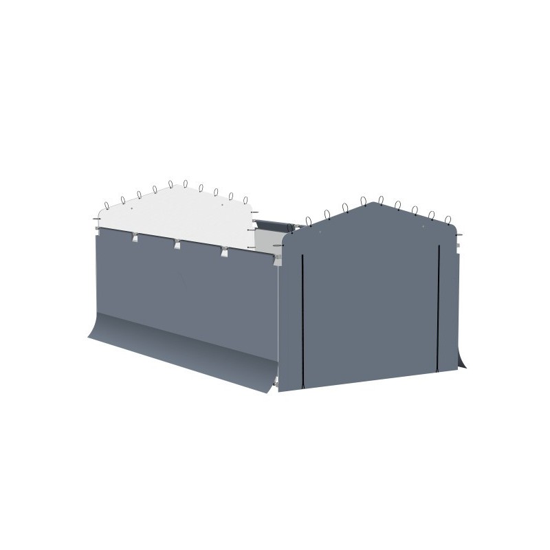 Arrow Carport 12x20 Gray Enclosure Kit (10181)
