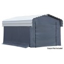 Arrow Carport 12x20 Gray Enclosure Kit (10181)