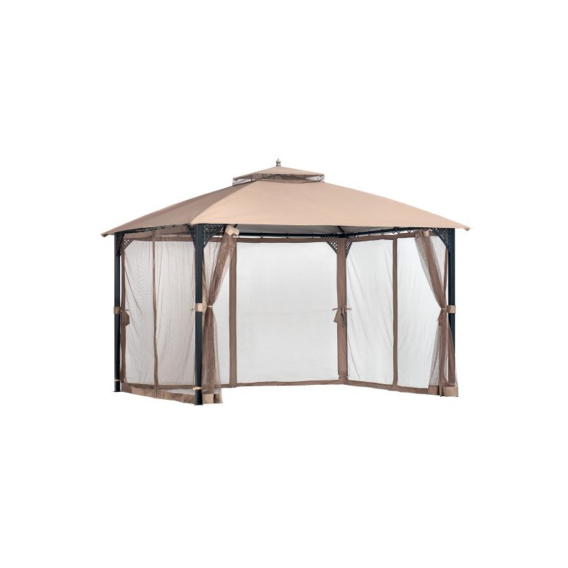 ShelterLogic 10x12 Cypress Brown Gazebo Kit (24027)