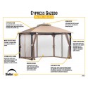ShelterLogic 10x12 Cypress Brown Gazebo Kit (24027)