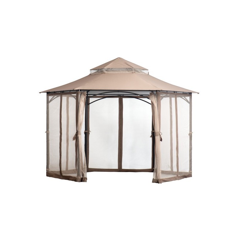 ShelterLogic 11x11 Magnolia Brown Gazebo (24026)