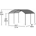 ShelterLogic 9x16 Monarc  Sandstone Gazebo Canopy Kit (25881)