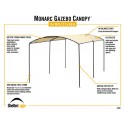 ShelterLogic 9x16 Monarc  Sandstone Gazebo Canopy Kit (25881)