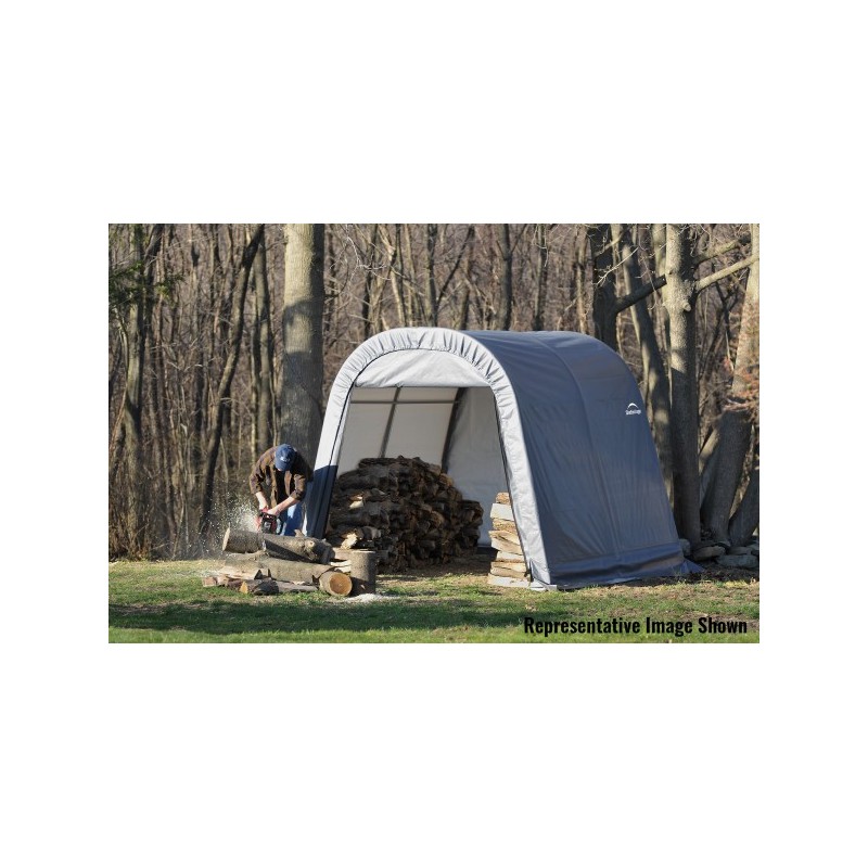 ShelterLogic ShelterCoat 11x8 Gray Garage Kit - Round (77819)
