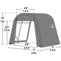 ShelterLogic ShelterCoat 11x8 Gray Garage Kit - Round (77819)