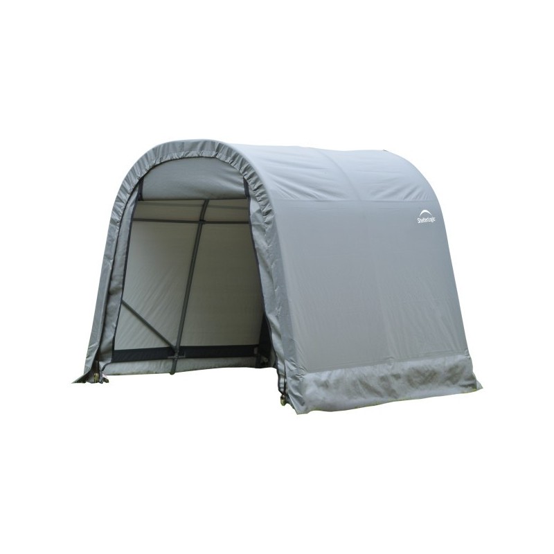 ShelterLogic ShelterCoat 8x8 Gray Garage Kit - Round (76803)