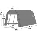 ShelterLogic ShelterCoat 11x16 Green Garage Kit - Round (77829)