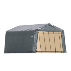 ShelterLogic ShelterCoat 12x28 Gray Garage Kit - Peak (76432)