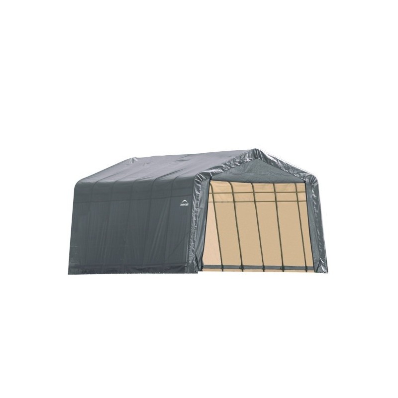 ShelterLogic ShelterCoat 12x28 Gray Garage Kit - Peak (76432)