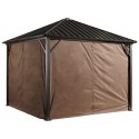 Sojag 10x12 Polyester Dakota Gazebo Curtains - Brown (135-9163872)