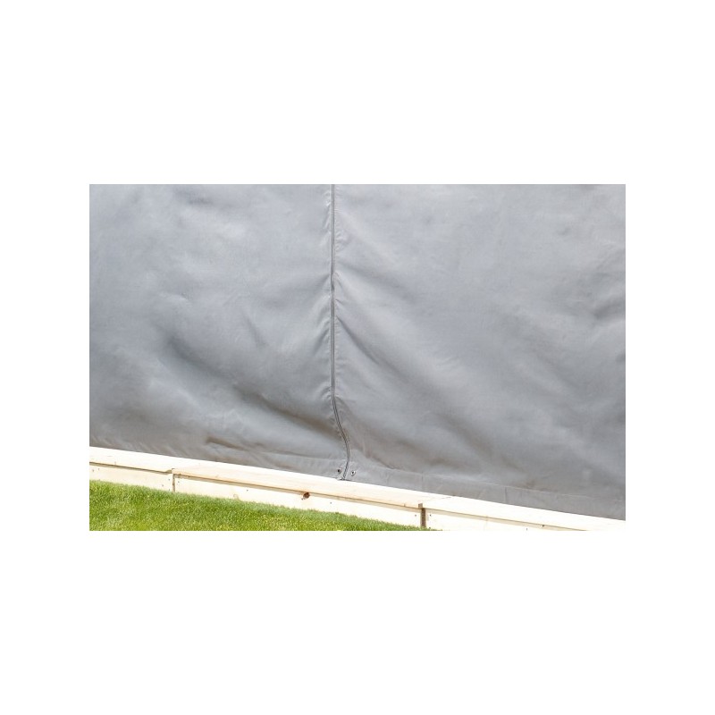 Sojag 12x16 Polyester Meridien Gazebo Curtains - Gray (135-9163773)