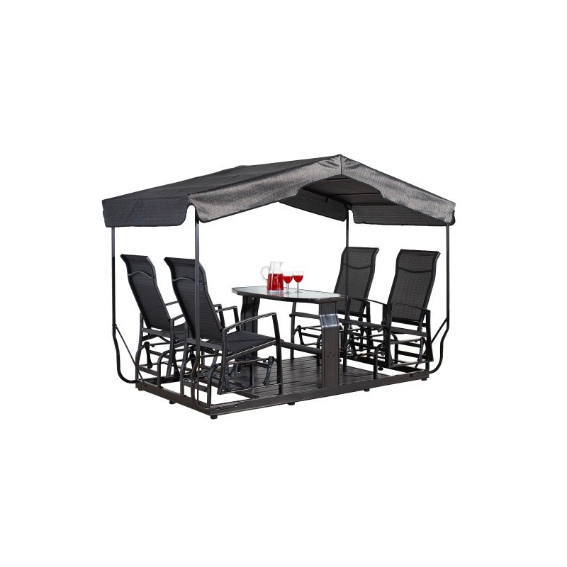 Sojag 4-Seater Houston Brown Garden Glider (113-9159882)