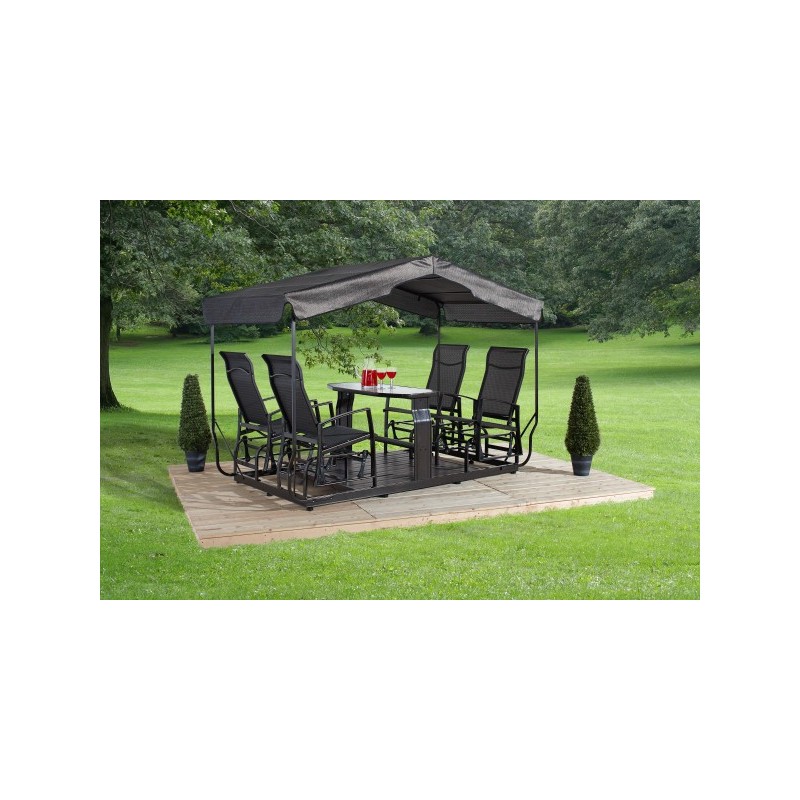Sojag 4-Seater Houston Brown Garden Glider (113-9159882)