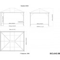 Sojag 10x12 Sumatra Gazebo Curtains - Brown (135-9156072)