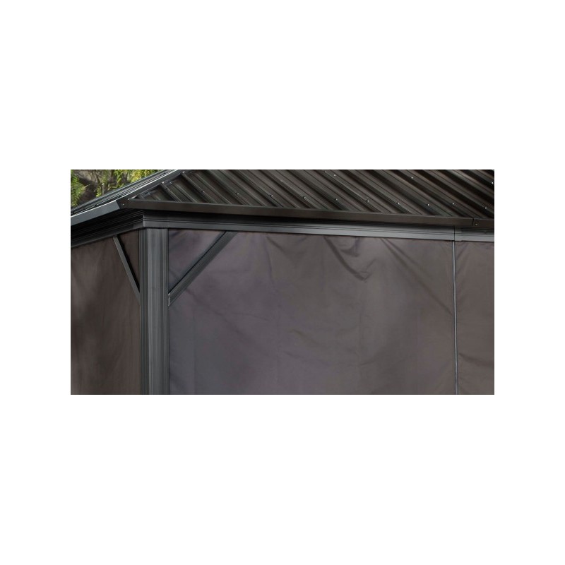 Sojag 10x12 Genova Gazebo Curtains - Brown (135-9161373)