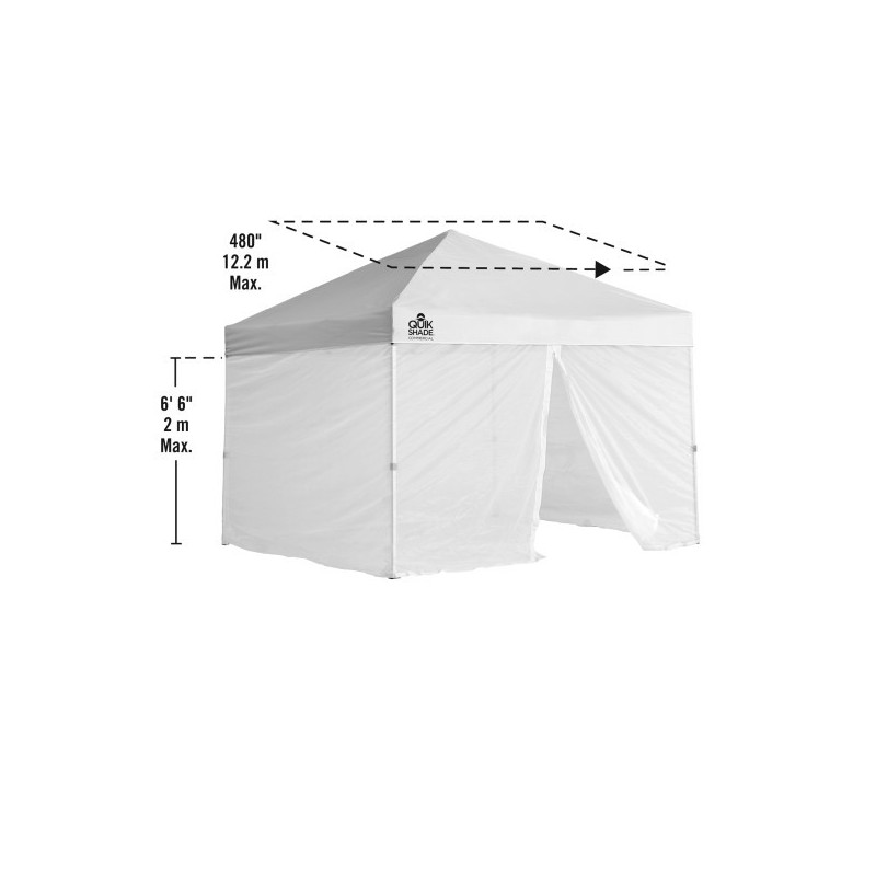 Quik Shade 10x10 Screen Kit - White (132174DS)