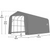 ShelterLogic ShelterCoat 16x44 Green Fabric Garage Kit - Peak (95944) ShelterLogic ShelterCoat 16x44 Green Fabric Garage Kit - Peak (95944)