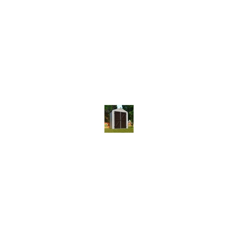 Palram 6x5 Skylight Storage Shed Kit - Tan (HG9605T)