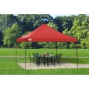Quik Shade Shade Tech ST144 12x12 Straight Leg Canopy - Red (160793DS)