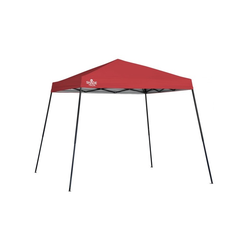 Quik Shade Shade Tech ST56 10x10 Slant Leg Canopy  - Red (157393DS)