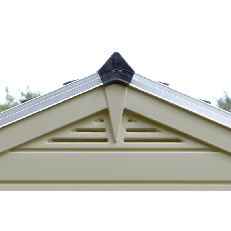 Palram 6x5 Skylight Storage Shed Kit - Tan (HG9605T)