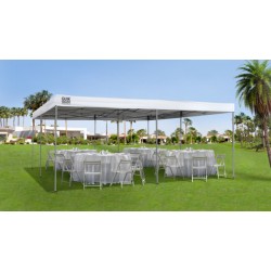 Quik Shade Commercial 17x17 Straight Leg Canopy - White (164404DS)