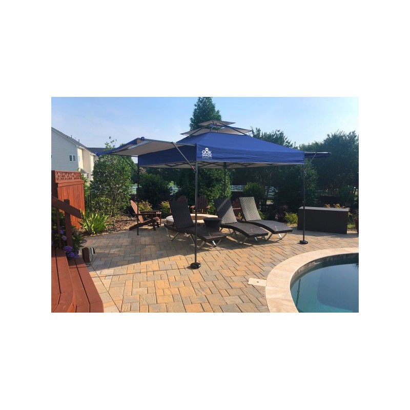 Quik Shade Summit 10x17 Straight Leg Canopy - Blue (157417DS)