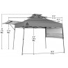 Quik Shade Summit 10x17 Straight Leg Canopy - Blue (157417DS) Quik Shade Summit 10x17 Straight Leg Canopy - Blue (157417DS)