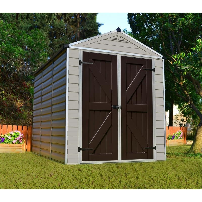Palram 6'x8' Skylight Storage Shed Kit - Tan (HG9608T)