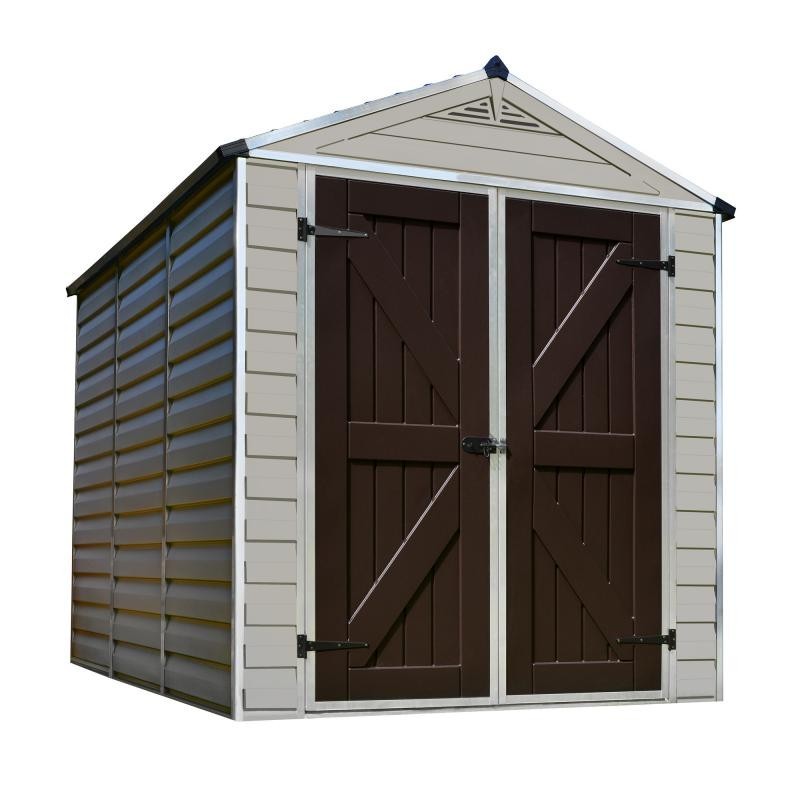 Palram 6'x8' Skylight Storage Shed Kit - Tan (HG9608T)