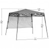 Quik Shade Go Hybrid 6x6 Slant Leg Canopy - Charcoal (167520DS) Quik Shade Go Hybrid 6x6 Slant Leg Canopy - Charcoal (167520DS)