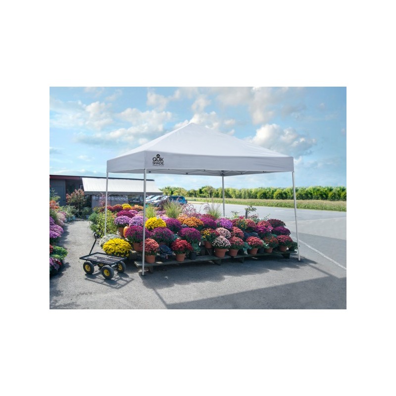 Quik Shade Marketplace 10x10 Straight Leg Canopy - White (158685DS)