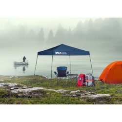 Quik Shade Solo Steel 9x9 Slant Leg Canopy - Midnight Blue (167524DS)