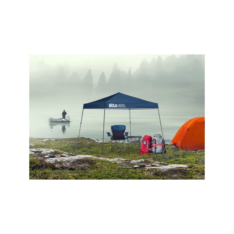 Quik Shade Solo Steel 9x9 Slant Leg Canopy - Midnight Blue (167524DS)