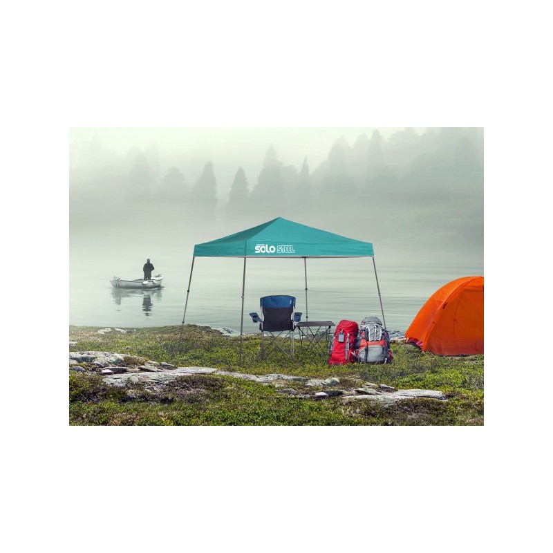 Quik Shade Solo Steel 9x9 Slant Leg Canopy - Turquoise (167533DS)
