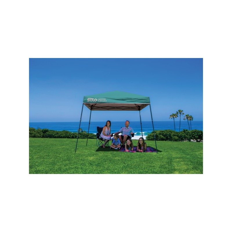 Quik Shade Solo Steel 9x9 Slant Leg Canopy - Turquoise (167533DS)