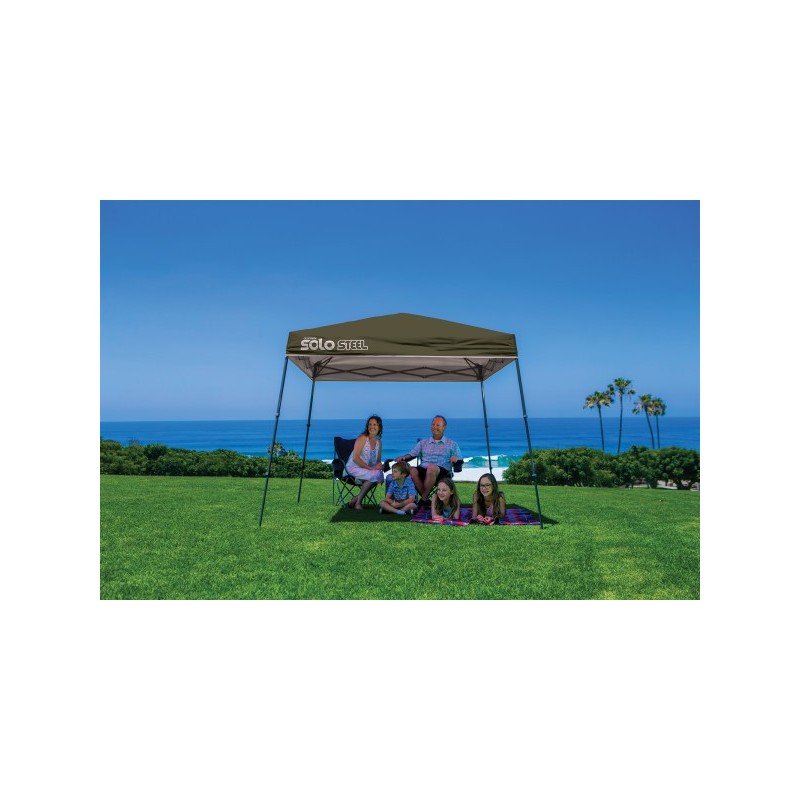 Quik Shade Solo Steel 9x9 Slant Leg Canopy - Olive (167545DS)