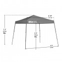 Quik Shade Solo Steel 9x9 Slant Leg Canopy - Olive (167545DS)