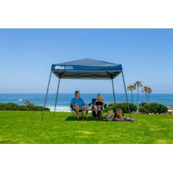 Quik Shade Solo Steel 10x10 Slant Leg Canopy - Midnight Blue (164184DS)