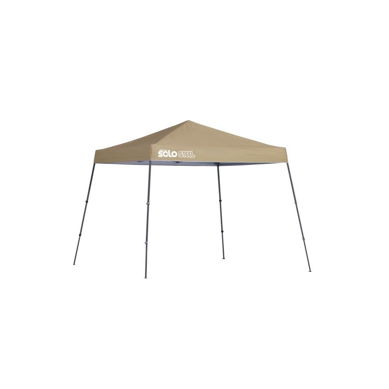 Quik Shade Solo Steel 10x10 Slant Leg Canopy - Khaki (167540DS)
