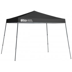 Quik Shade Solo Steel 72 11x11 Slant Leg Canopy - Black (164296DS)