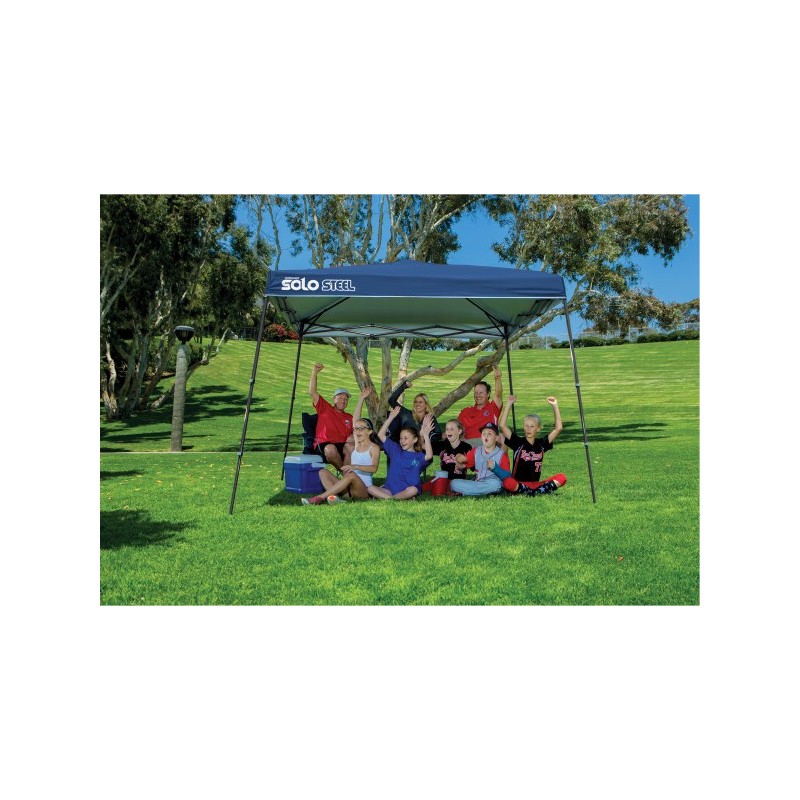 Quik Shade Solo Steel 72 11x11 Slant Leg Canopy - Midnight Blue (165710DS)