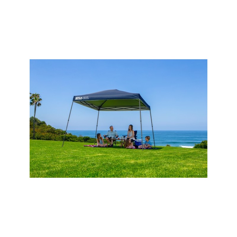 Quik Shade Solo Steel 90 11x11 Slant Leg Canopy - Midnight Blue (167525DS)