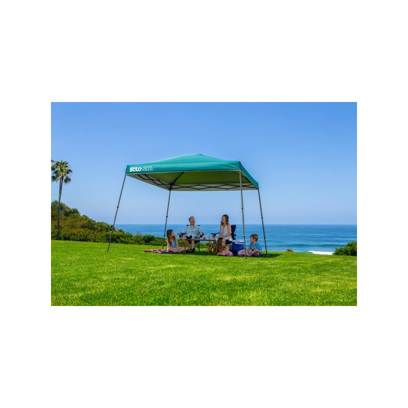 Quik Shade Solo Steel 90 11x11 Slant Leg Canopy - Turquoise (167536DS)