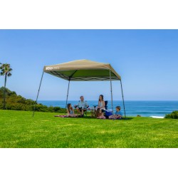 Quik Shade Solo Steel 90 11x11 Slant Leg Canopy - Khaki (167542DS)