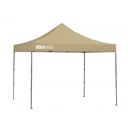 Quik Shade Solo Steel 100 10x10 Straight Leg Canopy - Khaki (167543DS)